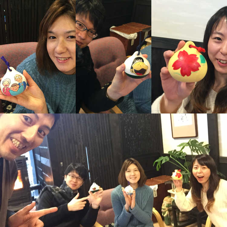 鈴の絵付け体験