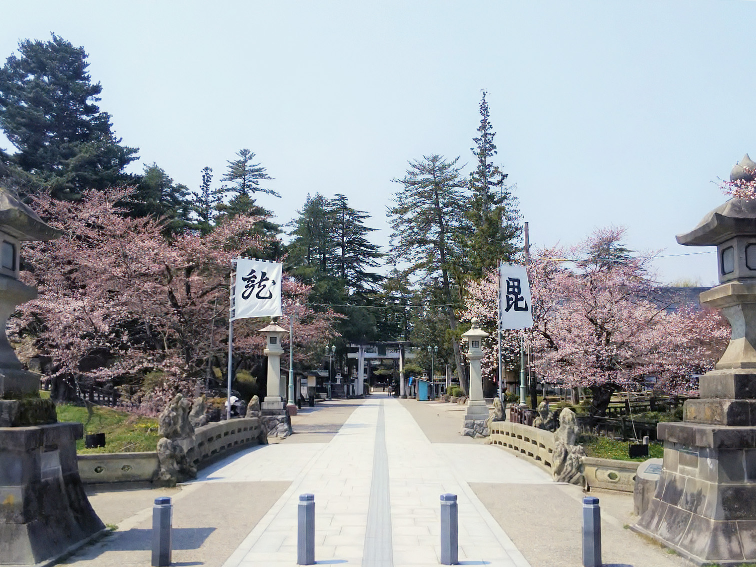 Il santuario Uesugi a Yonezawa