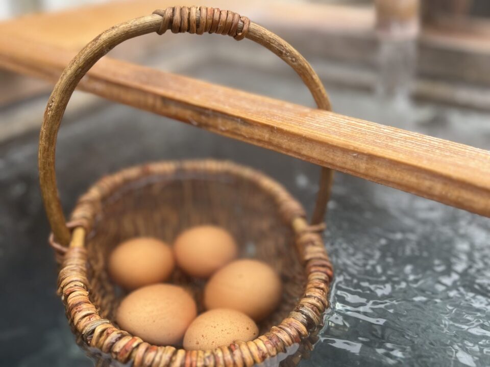 温泉たまご作り
