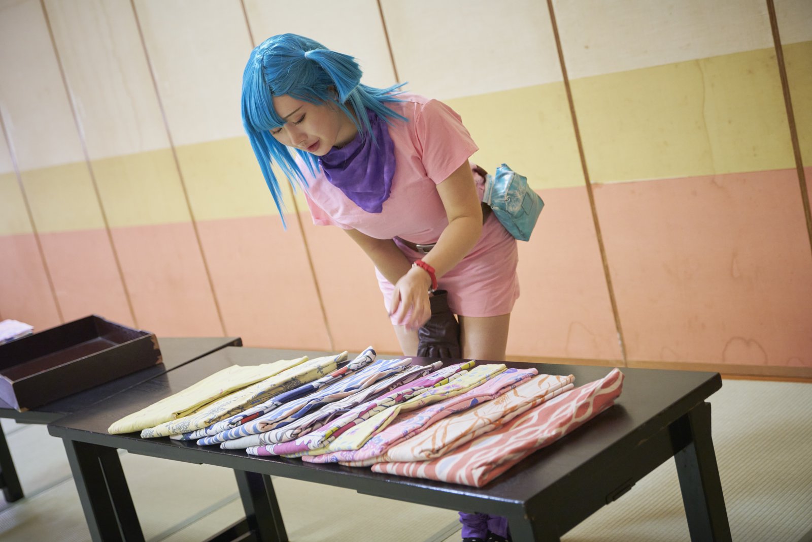 Einen Yukata auswählen