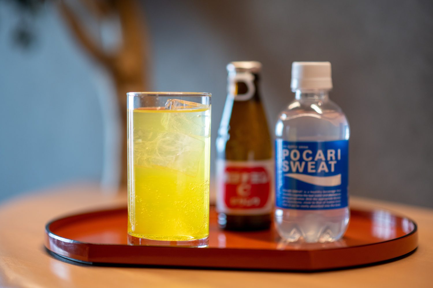 Oropo, hecho con Oronamin C y Pocari Sweat