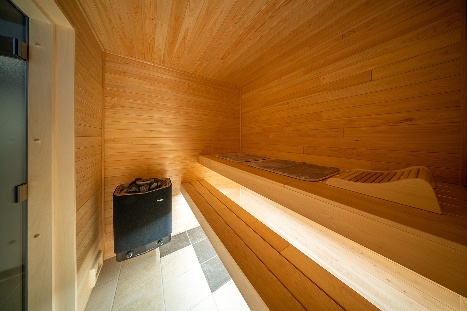 La sauna privata "Tsurukame"
